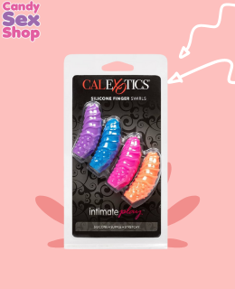 7.intimate Play Silicone Finger Swirls (ja7307)