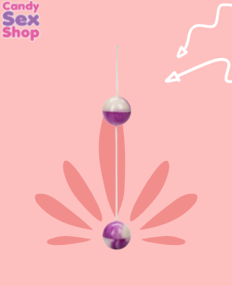 59.  Duotone Orgasm Balls – Purple (ja5677)  (2)
