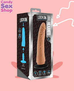 170.  7.5 Inch Dildo With Suction Cup Adapter Mocha (ja7183)