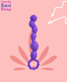 23.  Anal Beads Purple   010 (ja6704) (2)