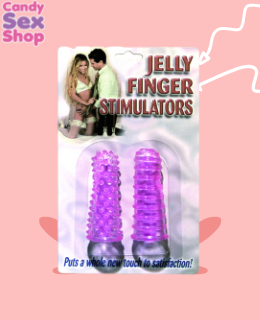 20. Jelly Finger Stimulators Purple (ja4849)  (1)