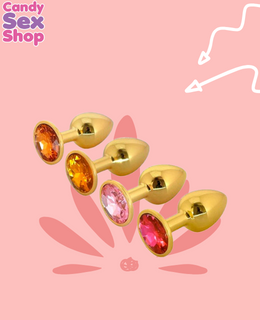 145.shine Gold Jeweled Plug Circulo Grande (ja7271) (2)