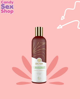38. (ja6427) Dona Essential Massage Oil   Reinvigorate   Coconut