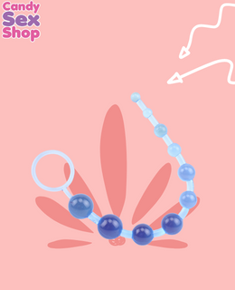 4. Sassy Anal Beads Blue Hi Basic (ja3434) (2)
