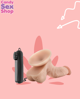 299. Dr. Skin   Ken   Blush 6.5 Vibrating Suction Cup (ja7500) (5)