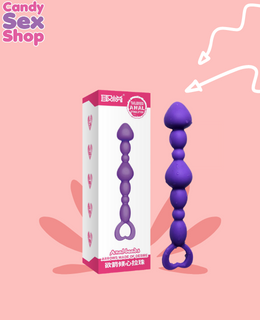 21.  Anal Beads Purple   065 (ja6605)