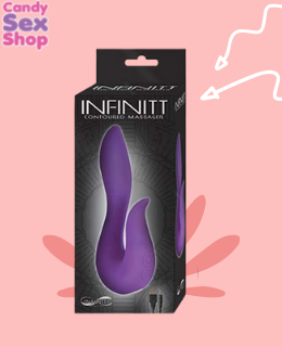 18.  Infinitt Contoured Massager Purple (ja5780)