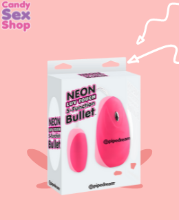 139.  Neon Luv Touch 5 Function Bullet Pink