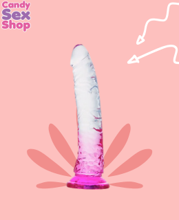 261. Jelly Lover Dildo 8 Inch – Pink (ja7984) (2)