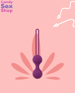 85. Geisha Lastic Kegel Balls   Purple (ja7541)