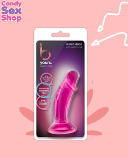 184.b Yours   4 Inch Dildo   Pink (ja7299)