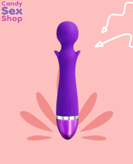 255.  Silicone Toy Wand   Purple (ja6896)