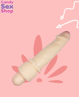 269.  6 Inch Vibrating Jelly Dong   Flesh (ja6969) (4)