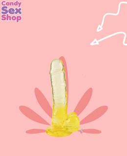 249. Lance´s Cock Jelly Dildo Chico – Amarillo(ja7911) (2)